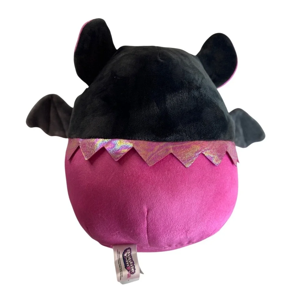 Squishmallows Tillie the Bat Bubble Yum Pink Black Plush‎ 8 Inch Kellytoy 2022